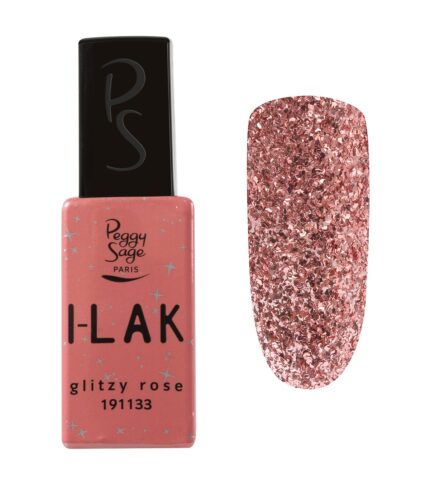 Esmalte semipermanente  I-LAK 11 ml - GLITZY ROSE