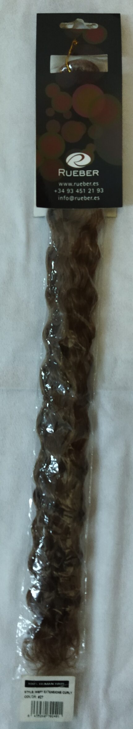 Extensiones Tejida Rizado color 27