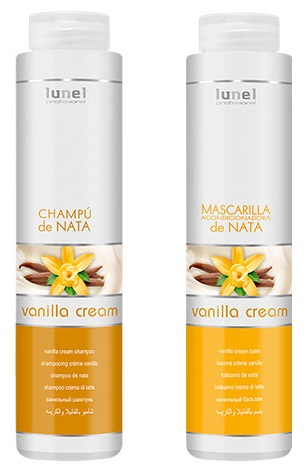 Pack champú (400 ml) y mascarilla (400 ml) nata LUNEL
